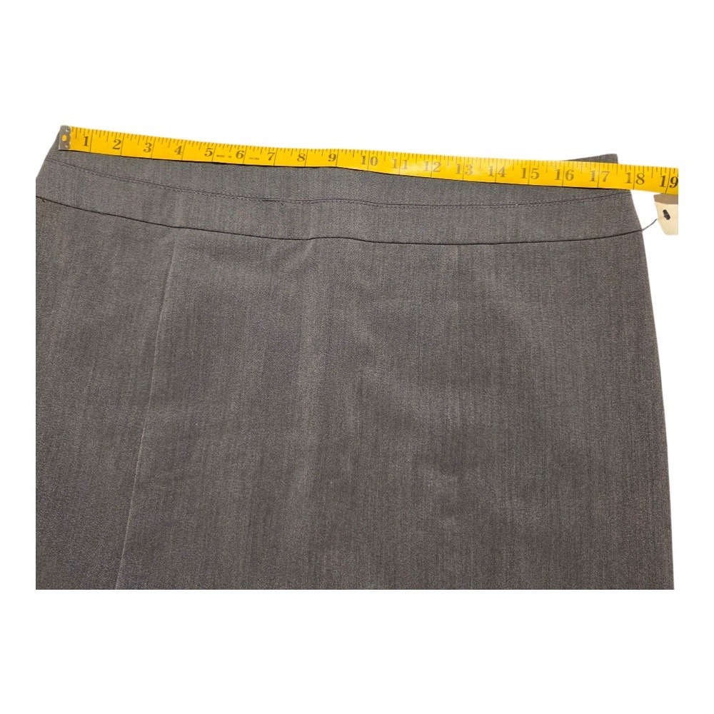 George Women's Size 12 Charcoal Grey Heather Pencil Skirt Business Casual New - Picture 4 of 8